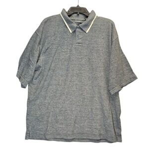 Ruff Hewn Well Worn Polo Shirt Mens‎ XL Gray Classy Quality Golf Vintage Retro